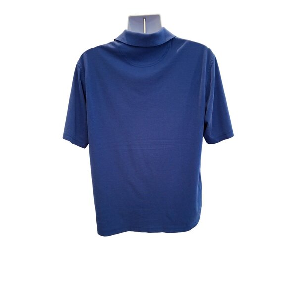 Walter Hagen Short Sleeve Polo Shirt Mens Blue Large Pro Dri - Picture 3 of 9